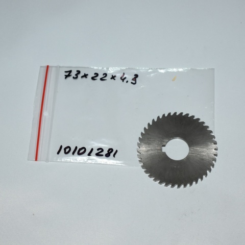 Frez tarczowy piłkowy 73x22x4,3 mm. HSS precyzyjne cięcie i frezowanie Frez tarczowy piłkowy 73x22x4,3 mm. HSS precyzyjne cięcie i frezowanie