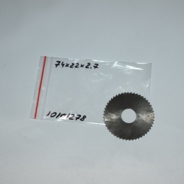 Frez tarczowy piłkowy 74x22x2,7 mm. HSS precyzyjne cięcie i frezowanie