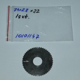 Frez tarczowy piłkowy 74x22x2,8 mm. HSS precyzyjne cięcie i frezowanie