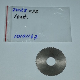 Frez tarczowy piłkowy 74x22x2,8 mm. HSS precyzyjne cięcie i frezowanie