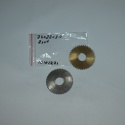 Frez tarczowy piłkowy 74x22x3,0 mm - 2 szt. HSS cięcie i frezowanie
