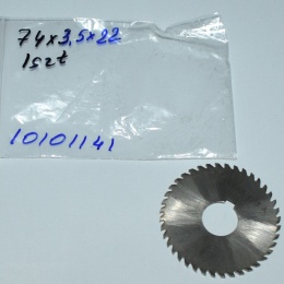 Frez tarczowy piłkowy 74x22x3,5 mm. HSS precyzyjne cięcie i frezowanie
