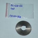 Frez tarczowy piłkowy 74x22x3,8 mm. HSS precyzyjne cięcie i frezowanie