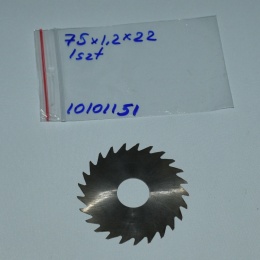 Frez tarczowy piłkowy 75x22x1,2 mm. HSS precyzyjne cięcie i frezowanie