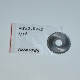 Frez tarczowy piłkowy 75x22x2,5 mm. HSS precyzyjne cięcie i frezowanie