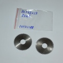 Frez tarczowy piłkowy 76x22x1,70 mm - 2 szt. HSS cięcie i frezowanie