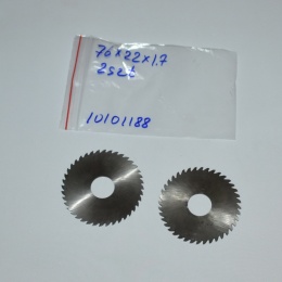 Frez tarczowy piłkowy 76x22x1,70 mm - 2 szt. HSS cięcie i frezowanie