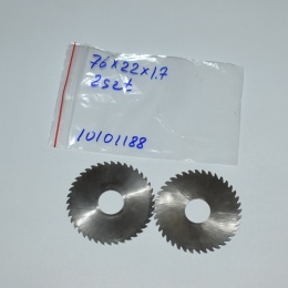 Frez tarczowy piłkowy 76x22x1,70 mm - 2 szt. HSS cięcie i frezowanie