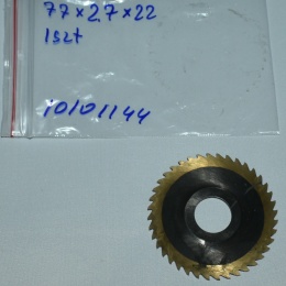 Frez tarczowy piłkowy 77x22x2,7 mm. HSS precyzyjne cięcie i frezowanie