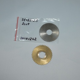 Frez tarczowy piłkowy 78x22x2,5 mm - 2 szt. HSS cięcie i frezowanie