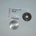 Frez tarczowy piłkowy 78x22x3,0 mm - 2 szt. HSS cięcie i frezowanie