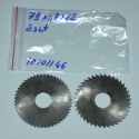 Frez tarczowy piłkowy 79x22x1,7 mm - 2 szt. HSS cięcie i frezowanie