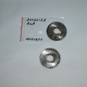 Frez tarczowy piłkowy 80x22x3,8 mm - 2 szt. HSS cięcie i frezowanie