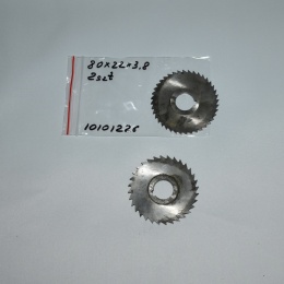 Frez tarczowy piłkowy 80x22x3,8 mm - 2 szt. HSS cięcie i frezowanie