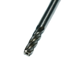 Frez trzpieniowy palcowy walcowy 4-ostrzowy NFPa 3x10x40 mm. HSS. DIN 844.