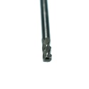 Frez trzpieniowy palcowy walcowy 4-ostrzowy NFPa 3x8x40 mm. HSS. DIN 844.