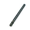 Frez trzpieniowy palcowy walcowy 4-ostrzowy NFPa 3x8x40 mm. HSS. DIN 844.