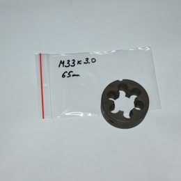 Narzynka metryczna M33x3,00. Gwint M33,00x3,00 mm. Gwintowanie drobnozwojne.