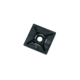 Element mocujący samoprzylepny do opasek kablowych 12,7x12,7 mm. UV BLACK