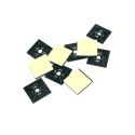 Element mocujący samoprzylepny do opasek kablowych 12,7x12,7 mm. UV BLACK