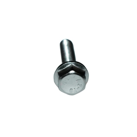 Nierdzewna śruba z kołnierzem ząbkowanym M10x30 A2 - 10 szt. DIN 6921. Nierdzewna śruba z kołnierzem ząbkowanym M10x30 A2 - 10 szt. DIN 6921.