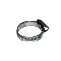 Opaska ślimakowa zaciskowa nierdzewna 180-200 mm. Szerokość taśmy - 12 mm.