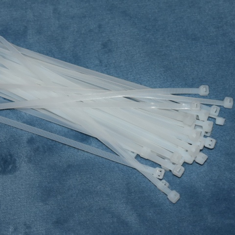 Opaski zaciskowe kablowe biały 300x4,7 mm - 50 szt. Trytytki trytki taśma Opaski zaciskowe kablowe biały 300x4,7 mm - 50 szt. Trytytki trytki taśma