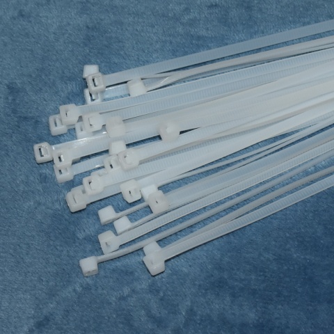 Opaski zaciskowe kablowe biały 500x4,7 mm - 30 szt. Trytytki trytki taśma Opaski zaciskowe kablowe biały 500x4,7 mm - 30 szt. Trytytki trytki taśma