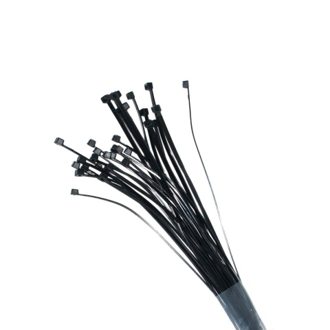 Opaski zaciskowe kablowe czarny 190x4,7 mm - 50 szt. Trytytki trytki taśma Opaski zaciskowe kablowe czarny 190x4,7 mm - 50 szt. Trytytki trytki taśma
