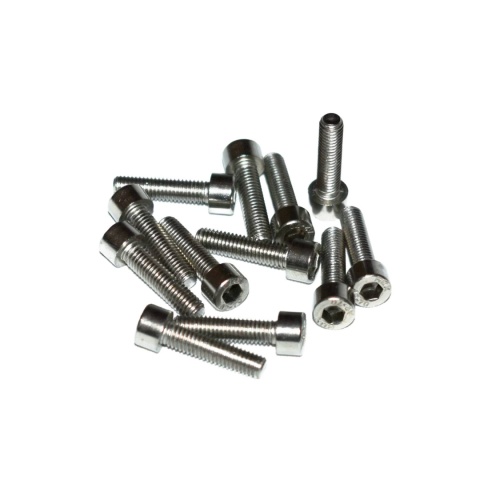 Śruba nierdzewna imbusowa z łbem walcowym M10x25 A2 - 10 szt. Pełny gwint. Śruba nierdzewna imbusowa z łbem walcowym M10x25 A2 - 10 szt. Pełny gwint.