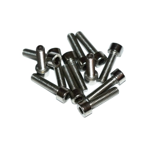 Śruba nierdzewna imbusowa z łbem walcowym M10x25 A2 - 10 szt. Pełny gwint. Śruba nierdzewna imbusowa z łbem walcowym M10x25 A2 - 10 szt. Pełny gwint.