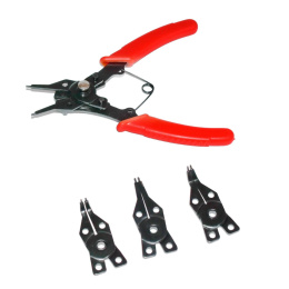 Szczypce seegera 160 mm. Zestaw - 4 końcówki.