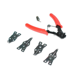 Szczypce seegera 160 mm. Zestaw - 4 końcówki.