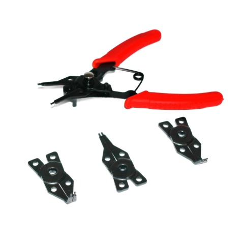Szczypce seegera 160 mm. Zestaw - 4 końcówki. Szczypce seegera 160 mm. Zestaw - 4 końcówki.