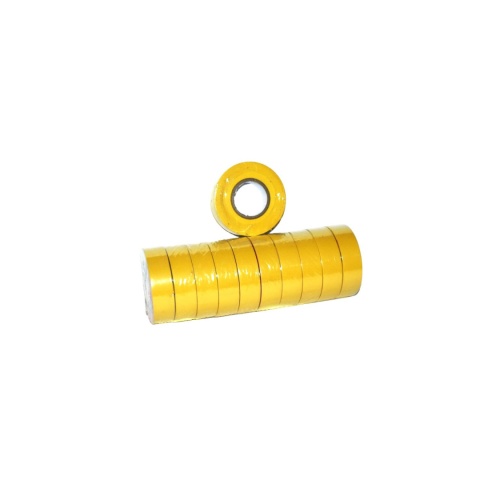 Taśma izolacyjna 19 mm * 0,13 mm * 20 m. Żólta. Taśma izolacyjna 19 mm * 0,13 mm * 20 m. Żólta.
