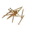Wkręty ciesielskie do drewna z łbem stożkowym 4x60. Torx TX20. 100 szt.