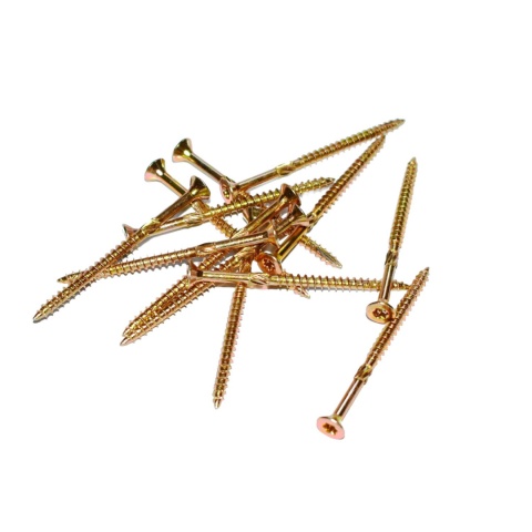 Wkręty ciesielskie do drewna z łbem stożkowym 4x60. Torx TX20. 100 szt. Wkręty ciesielskie do drewna z łbem stożkowym 4x60. Torx TX20. 100 szt.
