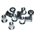 Nitonakrętka sześciokątna M6x13,5 mm. 20 szt. Zakres mocowania 0,5-3 mm.