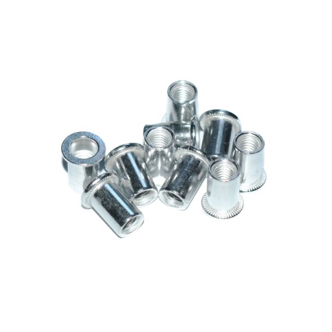 Nitonakrętka walcowa aluminiowe M10x17,5 mm 20 szt. Zakres mocowania 1-4 mm Nitonakrętka walcowa aluminiowe M10x17,5 mm 20 szt. Zakres mocowania 1-4 mm