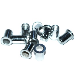 Nitonakrętka walcowa aluminiowe M4x9,5 mm. 20 szt Zakres mocowania 0,5-2 mm