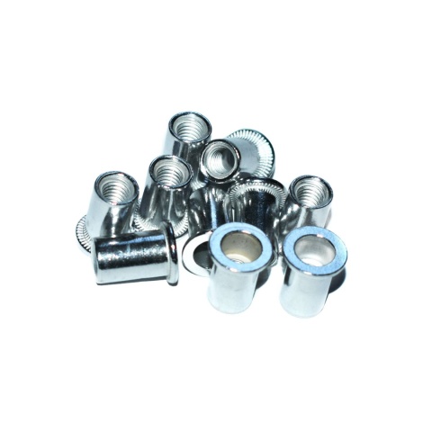 Nitonakrętka walcowa aluminiowe M4x9,5 mm. 20 szt Zakres mocowania 0,5-2 mm Nitonakrętka walcowa aluminiowe M4x9,5 mm. 20 szt Zakres mocowania 0,5-2 mm