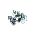 Nitonakrętka walcowa aluminiowe M5x12 mm 20 szt Zakres mocowania 0,5-2,5 mm