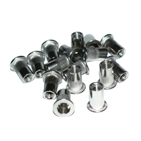 Nitonakrętka walcowa nierdzewna A2 M3x10. 20 szt. Zakres mocowania 0,5-2 mm Nitonakrętka walcowa nierdzewna A2 M3x10. 20 szt. Zakres mocowania 0,5-2 mm