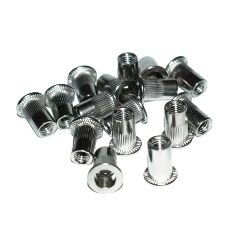 Nitonakrętka walcowa nierdzewna A2 M4x10. 20 szt. Zakres mocowania 0,3-3 mm Nitonakrętka walcowa nierdzewna A2 M4x10. 20 szt. Zakres mocowania 0,3-3 mm