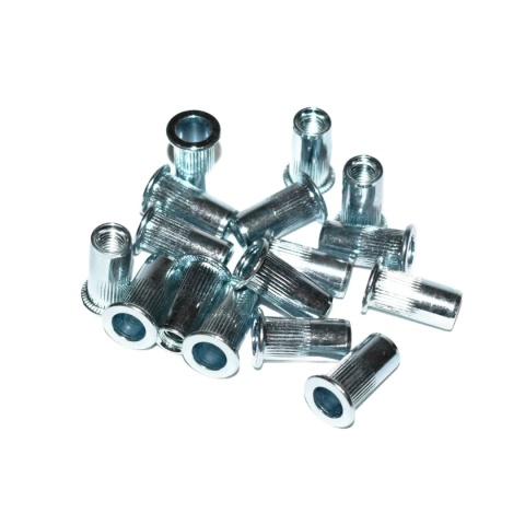 Nitonakrętka walcowa stalowa M4x10 mm. 20 szt. Zakres mocowania 0,5-2 mm. Nitonakrętka walcowa stalowa M4x10 mm. 20 szt. Zakres mocowania 0,5-2 mm.