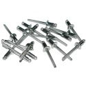 Nity zrywalne 3,2x6 A2 z łbem płaskim. 50 szt. Zakres zacisku: 1,5-3,5 mm.