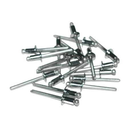 Nity zrywalne 3,2x6 A2 z łbem płaskim. 50 szt. Zakres zacisku: 1,5-3,5 mm. Nity zrywalne 3,2x6 A2 z łbem płaskim. 50 szt. Zakres zacisku: 1,5-3,5 mm.