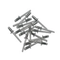 Nity zrywalne 3x8 A2 z łbem płaskim. 50 szt. Zakres zacisku: 3,5-5,5 mm.