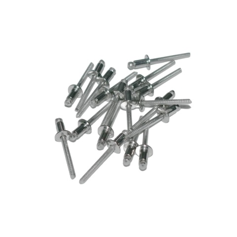 Nity zrywalne 3x8 A2 z łbem płaskim. 50 szt. Zakres zacisku: 3,5-5,5 mm. Nity zrywalne 3x8 A2 z łbem płaskim. 50 szt. Zakres zacisku: 3,5-5,5 mm.