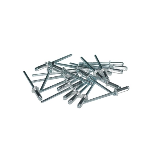 Nity zrywalne 4x10 Al/St z łbem płaskim. 50 szt. Zakres zacisku: 4-6,5 mm. Nity zrywalne 4x10 Al/St z łbem płaskim. 50 szt. Zakres zacisku: 4-6,5 mm.